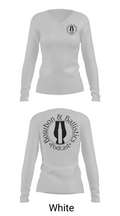 Bpurbon and Ballistics Podcast 12058467 Women's Long Sleeve V-neck Shirt - 16