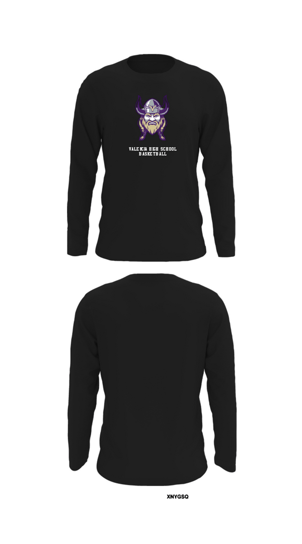 Long Sleeve Performance Shirt, Valencia High School Basketball, Men's Basketball, Teamtime, Team time, sublimation, custom sports apparel, team uniforms, spirit wear, spiritwear, sports uniforms, custom shirts, team store, custom team store, fundraiser sports, apparel fundraiser