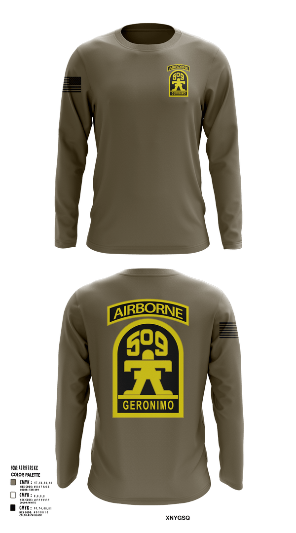 Long Sleeve Performance Shirt, Geronimo, Army, Teamtime, Team time, sublimation, custom sports apparel, team uniforms, spirit wear, spiritwear, sports uniforms, custom shirts, team store, custom team store, fundraiser sports, apparel fundraiser