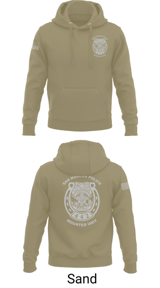 Hoodie, San Marcos Police Mounted Unit, , Teamtime, Team time, sublimation, custom sports apparel, team uniforms, spirit wear, spiritwear, sports uniforms, custom shirts, team store, custom team store, fundraiser sports, apparel fundraiser