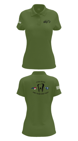 Womens Short Sleeve Performance Polo, 810th med co, Army, Teamtime, Team time, sublimation, custom sports apparel, team uniforms, spirit wear, spiritwear, sports uniforms, custom shirts, team store, custom team store, fundraiser sports, apparel fundraiser