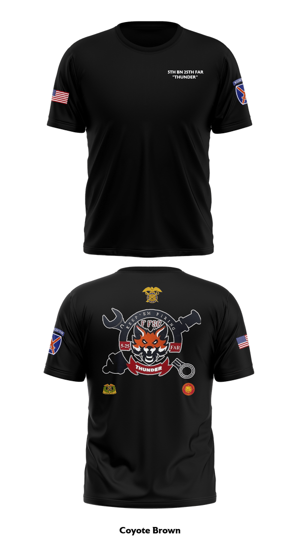 Short Sleeve Performance Shirt, F-FSC 5TH BN 25TH FAR, Army, Teamtime, Team time, sublimation, custom sports apparel, team uniforms, spirit wear, spiritwear, sports uniforms, custom shirts, team store, custom team store, fundraiser sports, apparel fundraiser