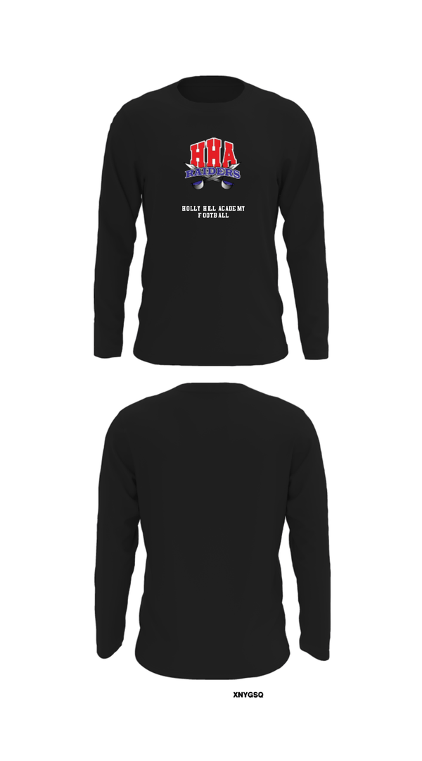 Long Sleeve Performance Shirt, Holly Hill Academy Football, Football, Teamtime, Team time, sublimation, custom sports apparel, team uniforms, spirit wear, spiritwear, sports uniforms, custom shirts, team store, custom team store, fundraiser sports, apparel fundraiser