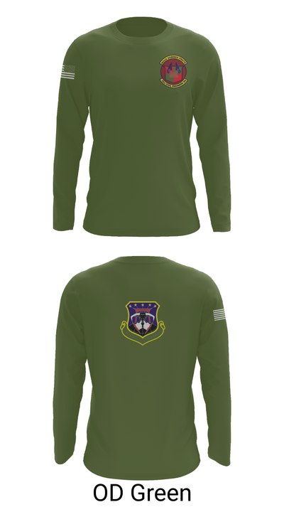 18th Civil Engineer Sq 16375952 Long Sleeve Performance Shirt 46