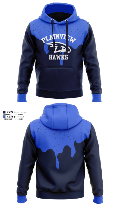 Plainview Hawks 8354559 Hoodie - 13