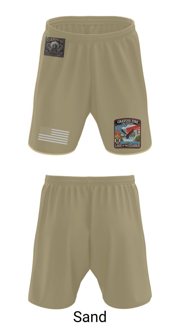 Athletic Shorts With Pockets, Gravois Fire Special Operations, Fire Department, Teamtime, Team time, sublimation, custom sports apparel, team uniforms, spirit wear, spiritwear, sports uniforms, custom shirts, team store, custom team store, fundraiser sports, apparel fundraiser