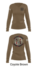 HQSPT Bn, PMO, Brig 79811584 Women's Long Sleeve V-neck Shirt - 17