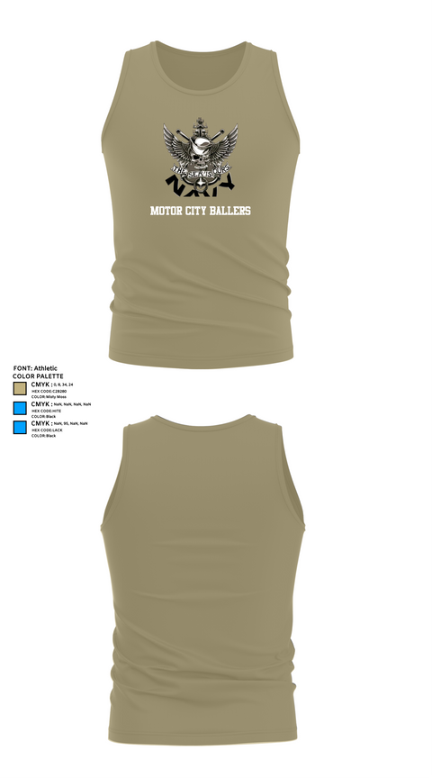 Tank Top, Motor City Ballers, Men's Basketball, Teamtime, Team time, sublimation, custom sports apparel, team uniforms, spirit wear, spiritwear, sports uniforms, custom shirts, team store, custom team store, fundraiser sports, apparel fundraiser