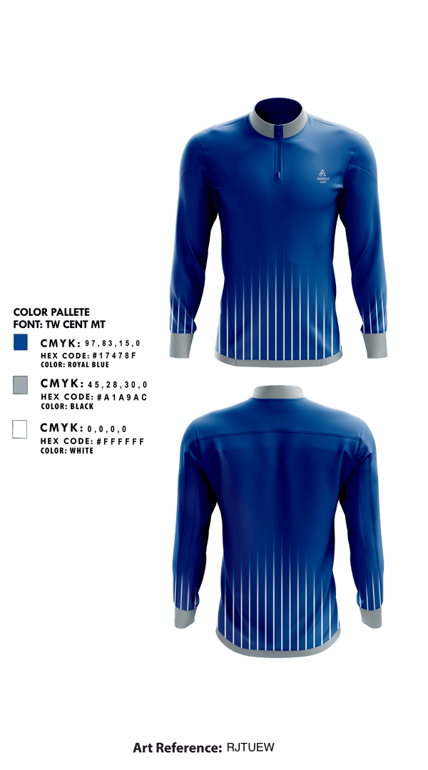 Quarter Zip Jacket, Arnold High School Golf, Golf, Teamtime, Team time, sublimation, custom sports apparel, team uniforms, spirit wear, spiritwear, sports uniforms, custom shirts, team store, custom team store, fundraiser sports, apparel fundraiser