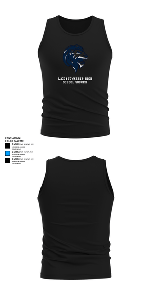 Tank Top, Lacey Township High School Soccer, Men's Soccer, Teamtime, Team time, sublimation, custom sports apparel, team uniforms, spirit wear, spiritwear, sports uniforms, custom shirts, team store, custom team store, fundraiser sports, apparel fundraiser