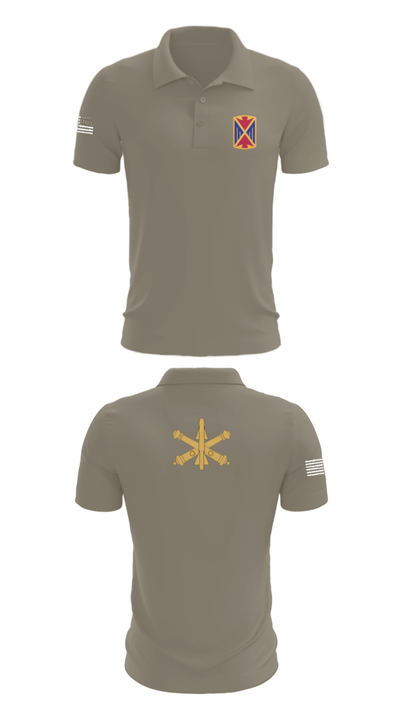 10th Army Air and Missile Command 85697191 Short Sleeve Performance Polo - 67