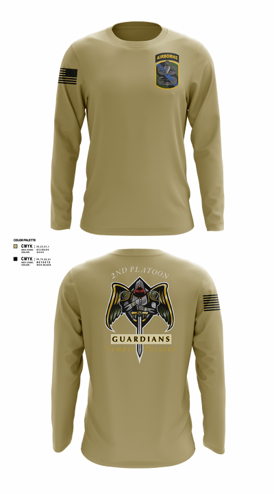 2/108th Guardians 93195789 Long Sleeve Performance Shirt - 3
