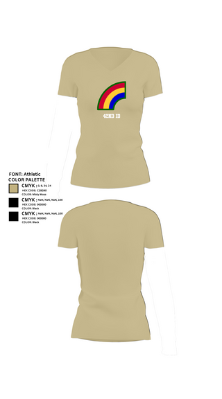 Womens Short Sleeve Vneck Shirt, 42nd ID, Army, Teamtime, Team time, sublimation, custom sports apparel, team uniforms, spirit wear, spiritwear, sports uniforms, custom shirts, team store, custom team store, fundraiser sports, apparel fundraiser