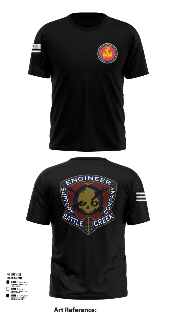 Short Sleeve Performance Shirt, 6th Engineer Support, Marines, Teamtime, Team time, sublimation, custom sports apparel, team uniforms, spirit wear, spiritwear, sports uniforms, custom shirts, team store, custom team store, fundraiser sports, apparel fundraiser