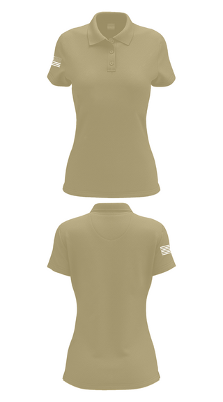 Womens Short Sleeve Performance Polo, 410 MP CO, Army, Teamtime, Team time, sublimation, custom sports apparel, team uniforms, spirit wear, spiritwear, sports uniforms, custom shirts, team store, custom team store, fundraiser sports, apparel fundraiser