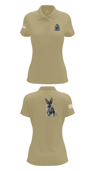 Womens Short Sleeve Performance Polo, 4-31 infantry battalion hotel company, Army, Teamtime, Team time, sublimation, custom sports apparel, team uniforms, spirit wear, spiritwear, sports uniforms, custom shirts, team store, custom team store, fundraiser sports, apparel fundraiser