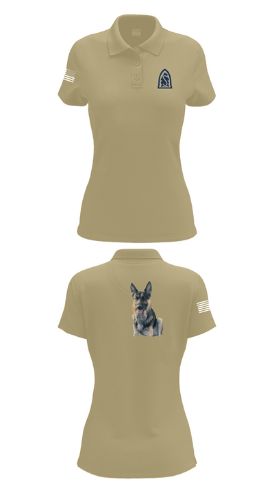 4-31 infantry battalion hotel company 62387368 Women's Short Sleeve Performance Polo  - 95