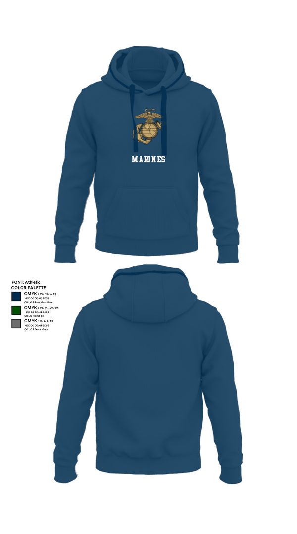 Hoodie, Marine Training Academy USA, Marines, Teamtime, Team time, sublimation, custom sports apparel, team uniforms, spirit wear, spiritwear, sports uniforms, custom shirts, team store, custom team store, fundraiser sports, apparel fundraiser