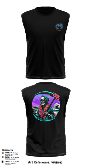 Sleeveless Performance Shirt, REAPERS, FT SHAFTER, , Teamtime, Team time, sublimation, custom sports apparel, team uniforms, spirit wear, spiritwear, sports uniforms, custom shirts, team store, custom team store, fundraiser sports, apparel fundraiser