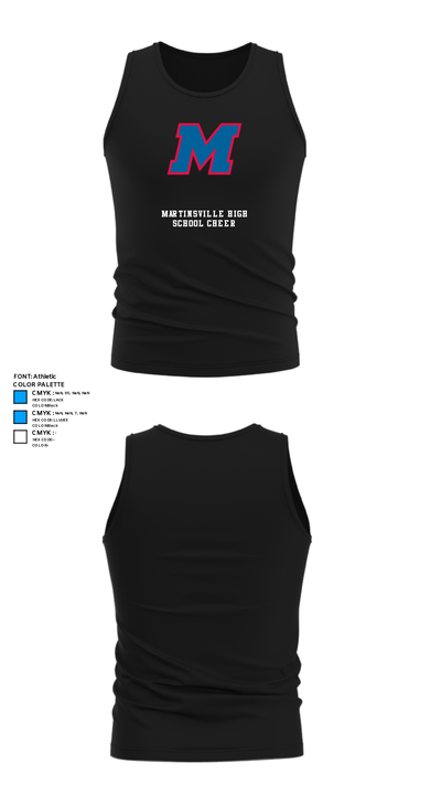 Martinsville High School Cheer 58334733 Tank Top - 32