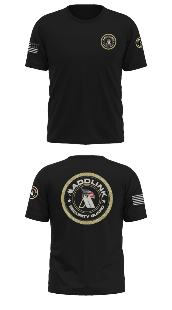 Old School Cotton Feel Shirt, Maddlink Security Guard, , Teamtime, Team time, sublimation, custom sports apparel, team uniforms, spirit wear, spiritwear, sports uniforms, custom shirts, team store, custom team store, fundraiser sports, apparel fundraiser