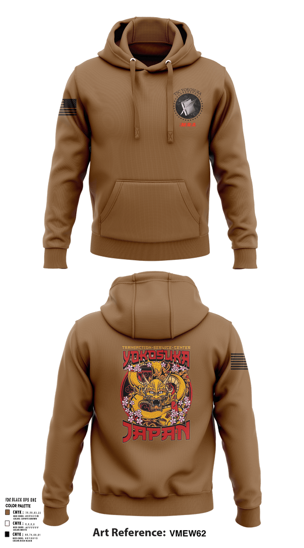 Hoodie, Transactional Service Center Yokosuka, Navy, Teamtime, Team time, sublimation, custom sports apparel, team uniforms, spirit wear, spiritwear, sports uniforms, custom shirts, team store, custom team store, fundraiser sports, apparel fundraiser