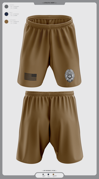 Athletic Shorts With Pockets, Hartford Police Department, Police, Teamtime, Team time, sublimation, custom sports apparel, team uniforms, spirit wear, spiritwear, sports uniforms, custom shirts, team store, custom team store, fundraiser sports, apparel fundraiser