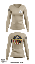Dooka 76222209 Women's Long Sleeve V-neck Shirt - 102
