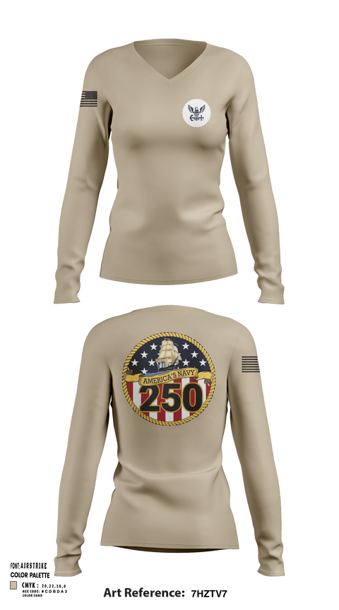 Womens Long Sleeve Vneck Shirt, Dooka, , Teamtime, Team time, sublimation, custom sports apparel, team uniforms, spirit wear, spiritwear, sports uniforms, custom shirts, team store, custom team store, fundraiser sports, apparel fundraiser