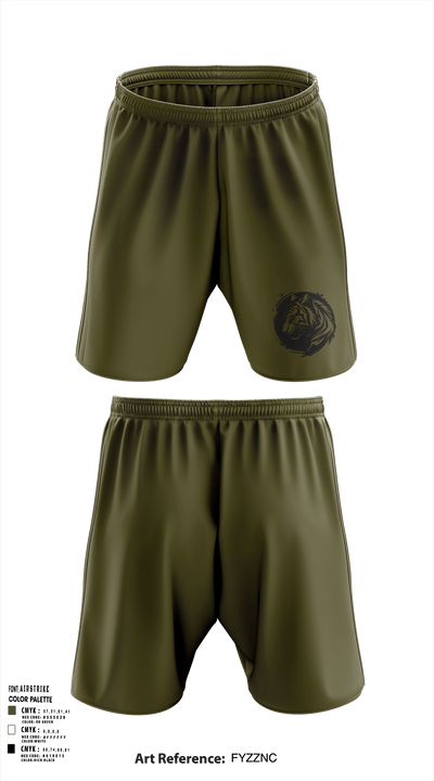 312th HR CO, A1 Postal 64167397 Athletic Shorts With Pockets - 132