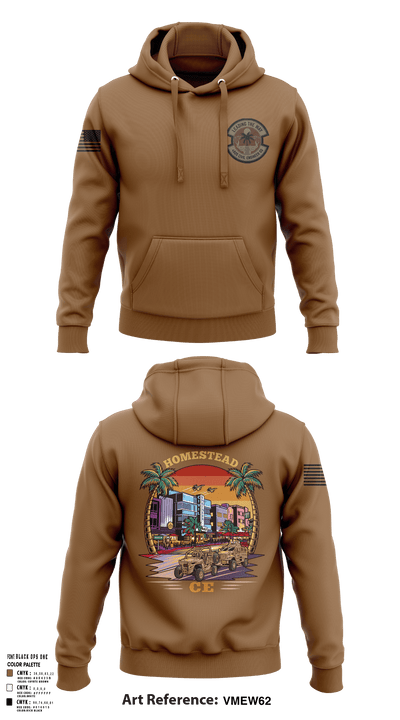 482D Civil Engineer Squadron 21891413 Hoodie - 121