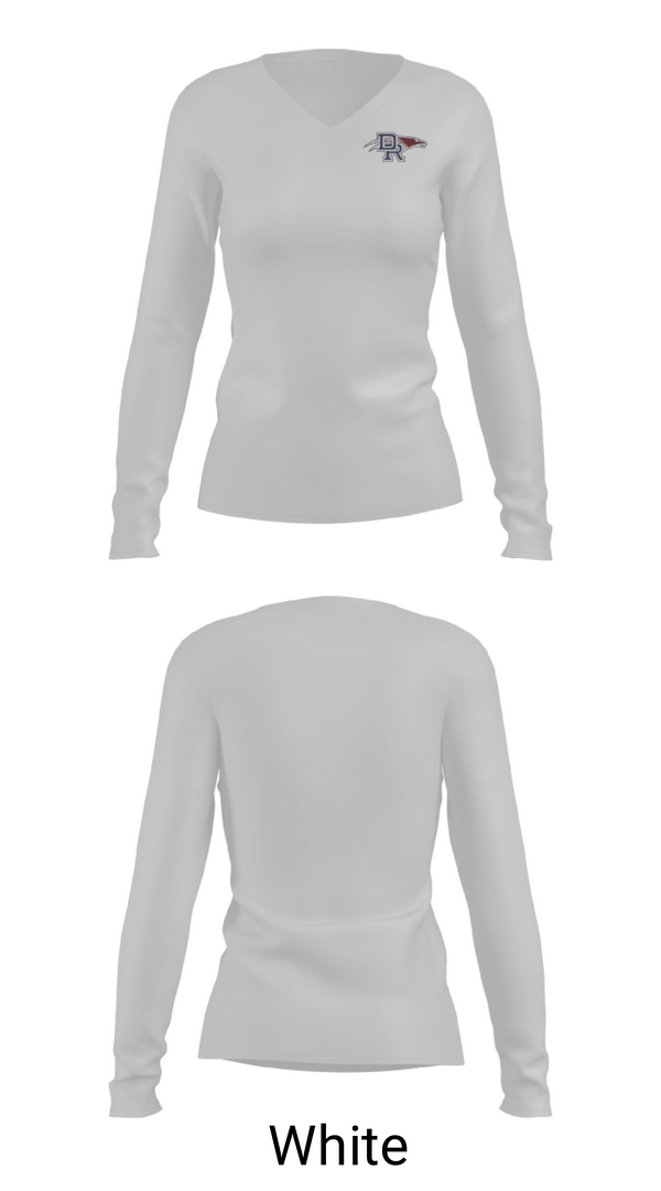 Women's Long Sleeve Vneck Shirt, Dakota Ridge Sports Association, Spirit Store, Teamtime, Team time, sublimation, custom sports apparel, team uniforms, spirit wear, spiritwear, sports uniforms, custom shirts, team store, custom team store, fundraiser sports, apparel fundraiser