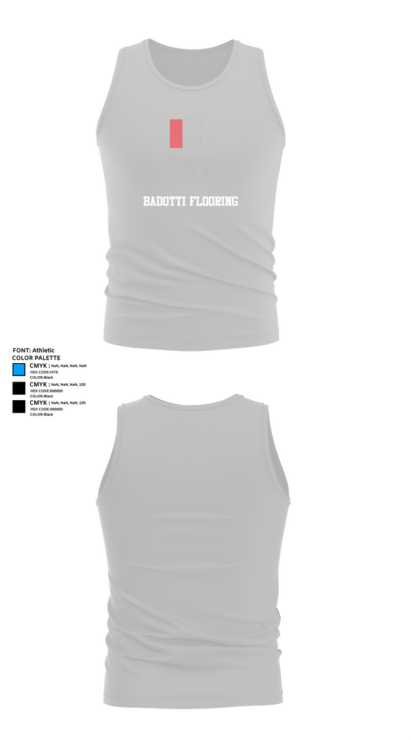 Tank Top, Badotti Flooring, , Teamtime, Team time, sublimation, custom sports apparel, team uniforms, spirit wear, spiritwear, sports uniforms, custom shirts, team store, custom team store, fundraiser sports, apparel fundraiser