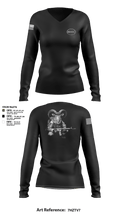 1-87 68140733 Women's Long Sleeve V-neck Shirt - 3