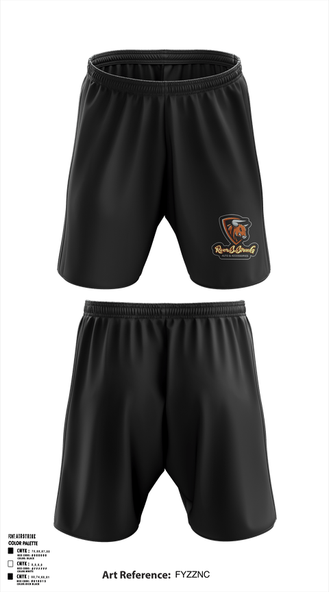 Athletic Shorts With Pockets, RiverSStronG Auto & Accessories, , Teamtime, Team time, sublimation, custom sports apparel, team uniforms, spirit wear, spiritwear, sports uniforms, custom shirts, team store, custom team store, fundraiser sports, apparel fundraiser