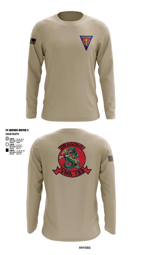 Long Sleeve Performance Shirt, MAG-42 VMA-133, , Teamtime, Team time, sublimation, custom sports apparel, team uniforms, spirit wear, spiritwear, sports uniforms, custom shirts, team store, custom team store, fundraiser sports, apparel fundraiser