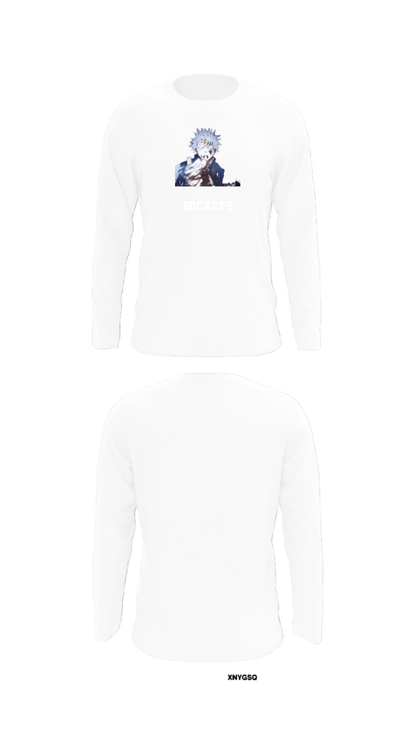 Long Sleeve Performance Shirt, Rockets, Men's Basketball, Teamtime, Team time, sublimation, custom sports apparel, team uniforms, spirit wear, spiritwear, sports uniforms, custom shirts, team store, custom team store, fundraiser sports, apparel fundraiser