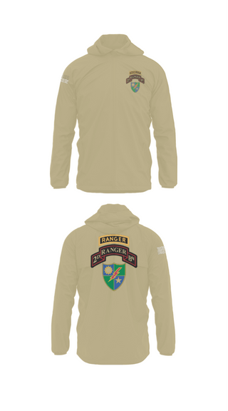 Windbreaker, 2nd Battalion 75th Ranger Regiment, , Teamtime, Team time, sublimation, custom sports apparel, team uniforms, spirit wear, spiritwear, sports uniforms, custom shirts, team store, custom team store, fundraiser sports, apparel fundraiser