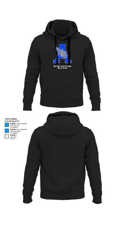 Airport High School Volleyball 92369251 Hoodie - 24