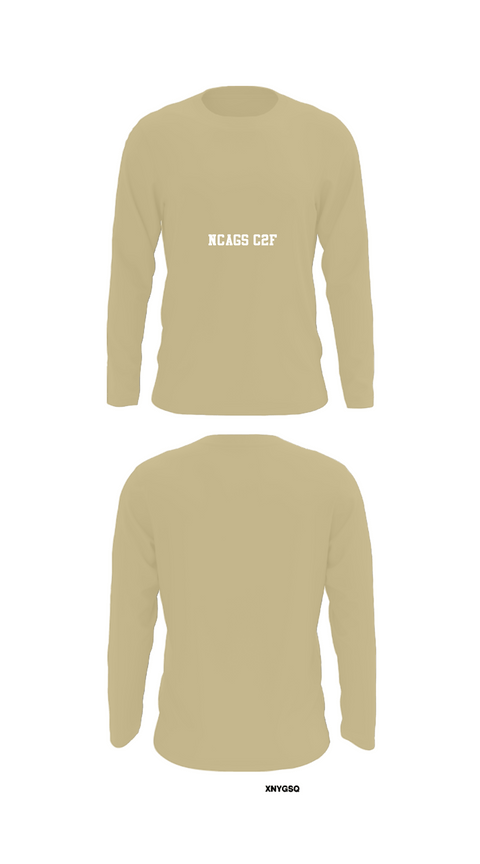 Long Sleeve Performance Shirt, NCAGS C2F, Navy, Teamtime, Team time, sublimation, custom sports apparel, team uniforms, spirit wear, spiritwear, sports uniforms, custom shirts, team store, custom team store, fundraiser sports, apparel fundraiser