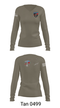 3-172 FiST 6765591 Women's Long Sleeve V-neck Shirt - 77
