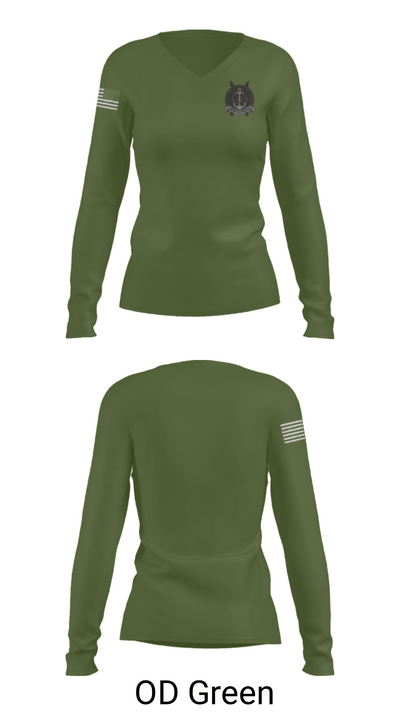 DTO 23496307 Women's Long Sleeve V-neck Shirt - 57