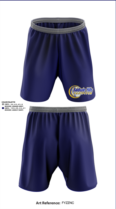 BALDWIN HILLS Softball 1733077 Athletic Shorts With Pockets - 3