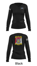 B Troop 2-17 Cav REGT 36740014 Women's Long Sleeve V-neck Shirt - 37