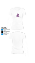 Manzano Monarchs 78596361 Women's Short Sleeve V-neck Shirt - 18