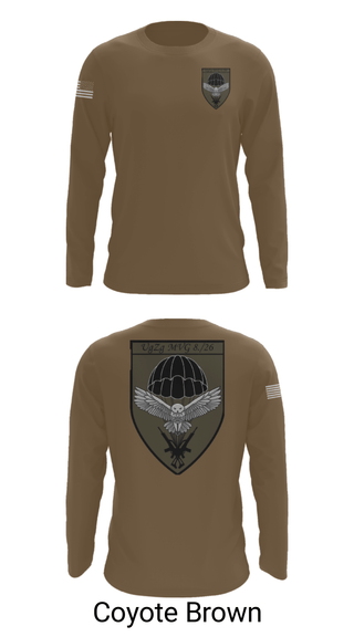 Long Sleeve Performance Shirt, 8.FschJgRgt 26, Army, Teamtime, Team time, sublimation, custom sports apparel, team uniforms, spirit wear, spiritwear, sports uniforms, custom shirts, team store, custom team store, fundraiser sports, apparel fundraiser