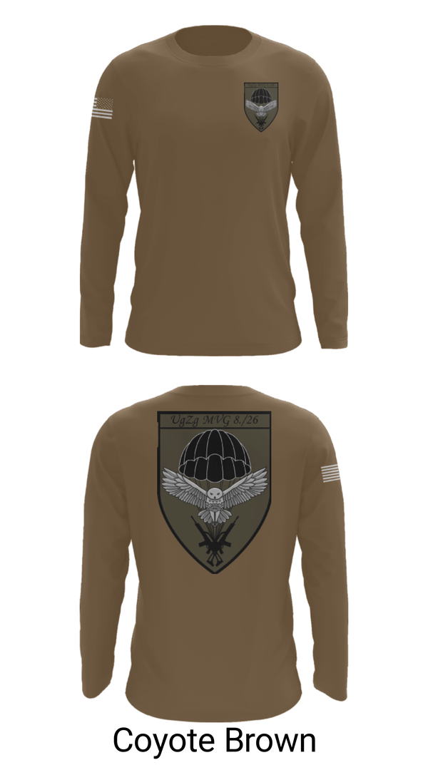 Long Sleeve Performance Shirt, 8.FschJgRgt 26, Army, Teamtime, Team time, sublimation, custom sports apparel, team uniforms, spirit wear, spiritwear, sports uniforms, custom shirts, team store, custom team store, fundraiser sports, apparel fundraiser