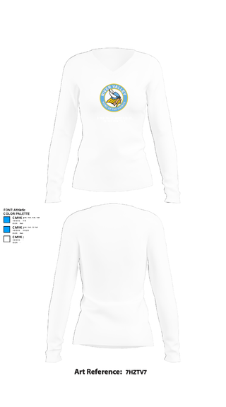 Womens Long Sleeve Vneck Shirt, River Valley Middle School Cross Country, Cross Country, Teamtime, Team time, sublimation, custom sports apparel, team uniforms, spirit wear, spiritwear, sports uniforms, custom shirts, team store, custom team store, fundraiser sports, apparel fundraiser