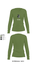 2-2 B Co. 61731928 Women's Long Sleeve V-neck Shirt - 42