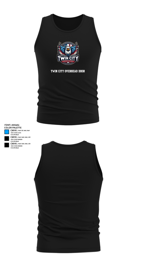 Tank Top, Twin City Overhead Door, , Teamtime, Team time, sublimation, custom sports apparel, team uniforms, spirit wear, spiritwear, sports uniforms, custom shirts, team store, custom team store, fundraiser sports, apparel fundraiser